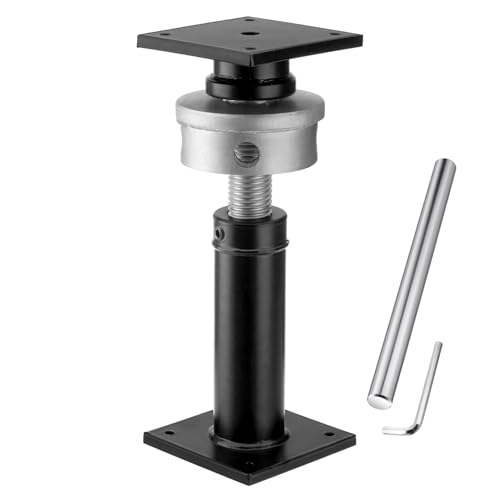 House Floor Jack, 9.5-15" Screw Jack Home Leveling, 22,046LBS Load Capacity | Heavy-Duty Basement Floor Jack for Crawl Space Home Leveling, Stair Support, Beam & Floor Sagging Repair, 1 PCS Black - size: 1 PCS