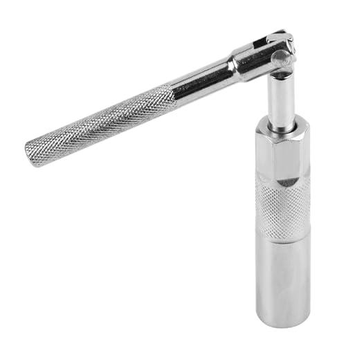 Dioche 17mm & 21mm Rear Shock Absorber Wrench Set, High-Hardness Chrome Vanadium Socket Removal Tool with Anti-Slip Handle for Car Strut Spreader, Vehicle Maintenance Repair Kit