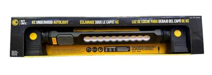 Rechargeable LED Work Light, Underhood Autolight, Magnetic, 3500 Lumen, 3 Color temperatures, High-Brightness Magnetic Automotive Work Light