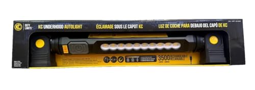 Rechargeable LED Work Light, Underhood Autolight, Magnetic, 3500 Lumen, 3 Color temperatures, High-Brightness Magnetic Automotive Work Light