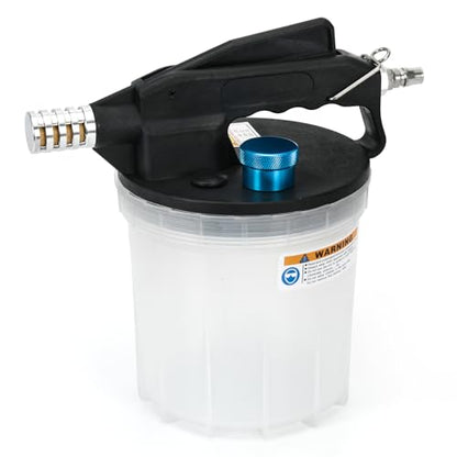 2L Brake Bleeder Vacuum Pump Kit with 1L Refilling Bottle and 2 Silicon Bleed Hoses,Pneumatic Brake Fluid Extractor Suitable for Most Brake Mast Cylinder - size: 2L