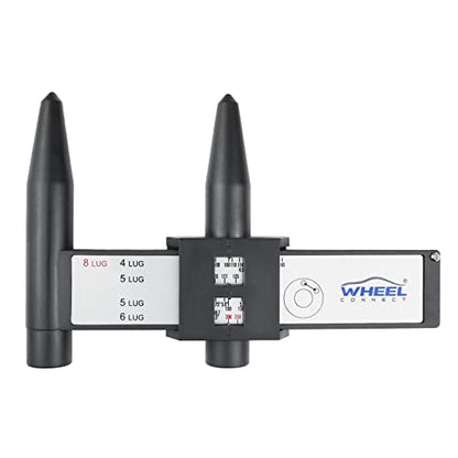 WHEEL CONNECT PCD Gauge，Wheel/Rim Bolt Pattern Measuring Tool, PCD Ruler, Sliding Caliper for 4 5 6 8 Holes - color: Style-A