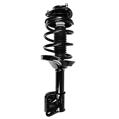 Detroit Axle - 4pc Struts for 2009 2010 2011 2012 2013 Subaru Forester | Front Rear Struts w/Coil Spring Replacement Suspension Shock Absorbers - size: 4Q47130/ 4 Struts