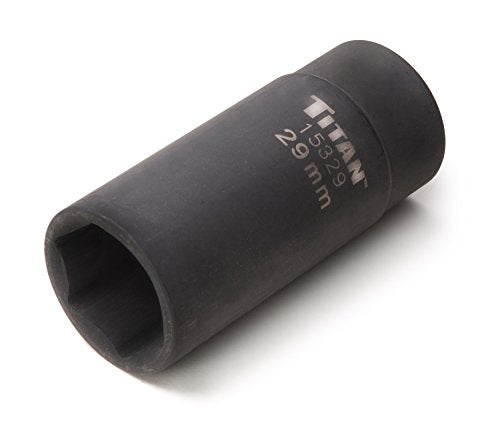 Titan 15329 29mm 1/2 Drive 6 Point Axle Nut Socket - size: 29mm
