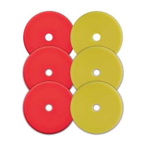 SONAX Cut and Polish Foam Pad Kit | Quality Foam Pads for Cutting & Polishing | Enhances Paint Correction & Finish | Compatible with Dual Action & Rotary Polishers | SON-493-PKIT-FBA