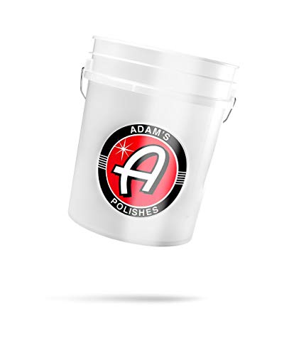 Adam's Wash Bucket (5 Gallon Bucket Only) - Car Wash Detailing Bucket for Auto Washing, Cleaning, Storage and More - size: 5 Gallon Bucket