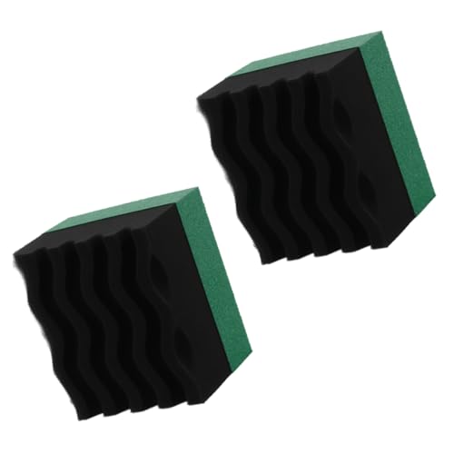 Car Tire Dressing Applicator Pad, Soft Sponge Tire Shine Applicator, Reusable Washable Wax Sponge, Anti-Spill Corrugated Surface Tire Care Cleaning Pad for Auto Detailing(Black&Green) - color: Black&green