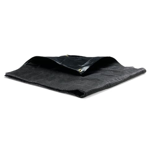 PIG Absorbent Oil Containment Mat for Under Car | Oil Spill Garage Floor Mat with Grommets| Protects Garage Floors and Driveways | 5’ W x 5’ L | Absorbs up to 3 gallons | PM50087 - size: 5’ W x 5’ L