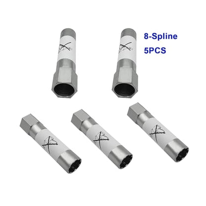 2 Pcs 8-Spline Lug Nut Key Lock Tool 65100 for Cars 13/16'' Hex | Wheel Lock Key Replacement for Spline Lug Nuts - color: 2Pcs