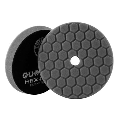 Chemical Guys, Hex-Logic Quantum Finishing Pad, Black, 5.5 inch for 5 in | Soft black Quantum finishing foam pad applies glazes, sealants and finishing polishes for a swirl-free finish - color: Black, size: 5.5 inch (Pack of 1)