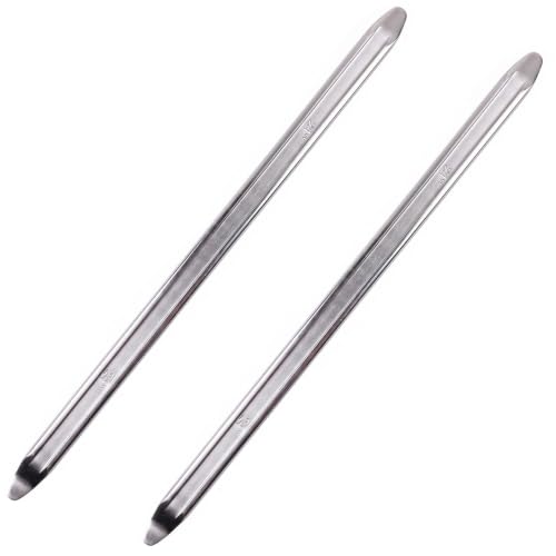 2-Pack 24-Inch Heavy Duty Tire Spoon Set, Professional Forged Steel Tire Changing Tool, High-Leverage Tire Lever Iron Bars for Motorcycles, Dirt Bikes, ATVs, Cars, and Lawn Mowers - color: 2PCS/24IN