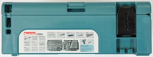 Makita E-08713 120 Piece Maintenance Set Supplied in a Makpac Case