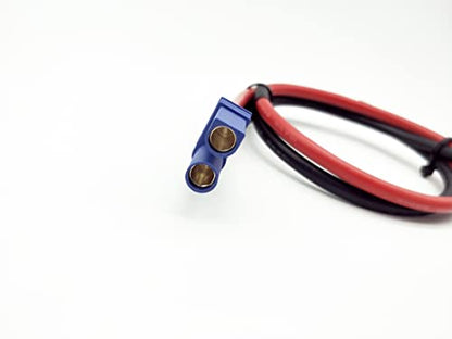 EC5 Female Connector to 8mm O-Ring Terminal Extension Cable 50cm 10awg Wire for RC Car ESC Jump Starter Emergency Power Cord Automotive Emergency Battery