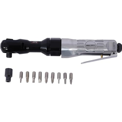 71 Piece Air Tool and Accessories Kit with 1/2" Impact Wrench 3/8" Air
