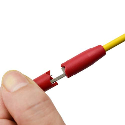 2Pcs Insulation Wire Piercing Probe Clip Test Lead Kit Multimeter Test Probes with 4mm Banana Socket for Automotive Diagnostic Tester Tool