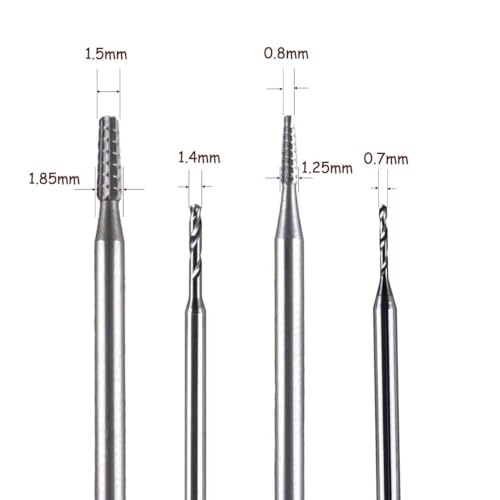 Damaged Screw Removal for Cell Phone, Rechargeable,Broken Screw Extractor for iPhone,4 Tungsten Steel Drill Bits(2.35mm) for Removing Stripped Screws Laptop Electronic Products Repair Kit, DIY Repair