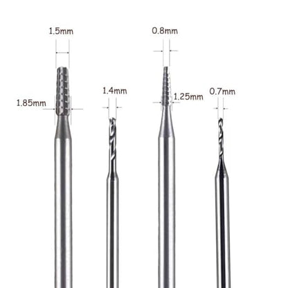 Damaged Screw Removal for Cell Phone, Rechargeable,Broken Screw Extractor for iPhone,4 Tungsten Steel Drill Bits(2.35mm) for Removing Stripped Screws Laptop Electronic Products Repair Kit, DIY Repair