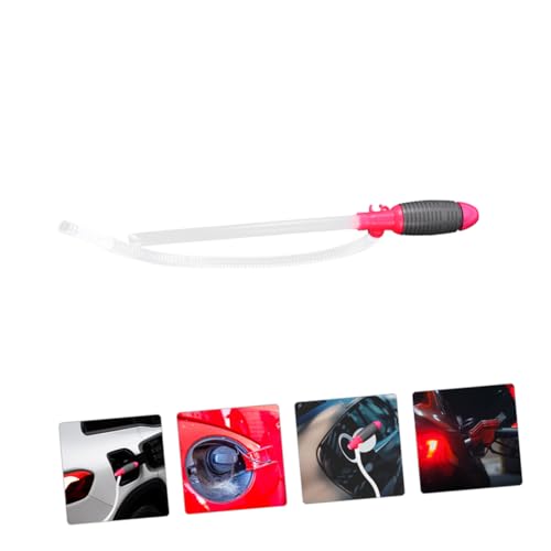 Happyyami Fuel Transfer Pump Kit 2 Pcs Manual Siphon Pump Hose for Oil and Water Heavy Duty Portable for Automotive and Home Use