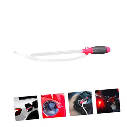 Happyyami Fuel Transfer Pump Kit 2 Pcs Manual Siphon Pump Hose for Oil and Water Heavy Duty Portable for Automotive and Home Use