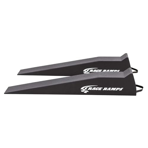 Race Ramps 2-Pack RR-56 Car Ramp, Lightweight Tire Lifts for Maintenance & Display, 10" - Portable Automotive Platform Riser for Loading, Oil Changes and Garage Use