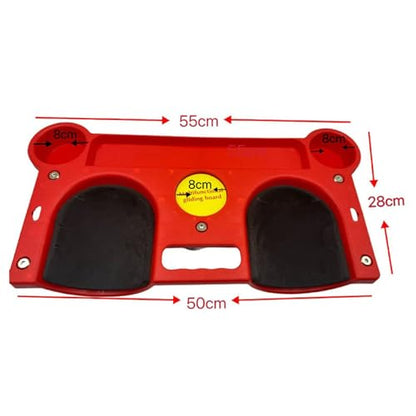 Heavy Duty Rotating Casters Wheel Kneeling Pad for Auto Repair and Flooring with Nonslip Surfaces and Extra Wide Design - color: Blue