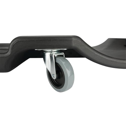 Performance Tool W85006 40-Inch Plastic Creeper with 6 Casters, Black - style: 40" 6-Casters Plastic
