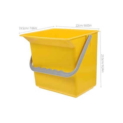 Hemobllo Large Capacity Plastic Bucket for Car Detailing Home Cleaning Handle Bucket Spout and Scale for Efficient Cleaning
