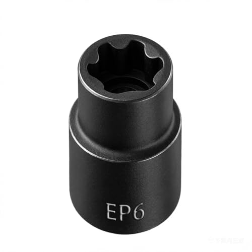 EP Socket EP6, 6 Point 1/4” Dr Female External E-Torx Plus Socket | EP Socket, Female External, E-Torx Plus Socket, External, Cr-V Steel, High Deformation Prevention - size: EP6