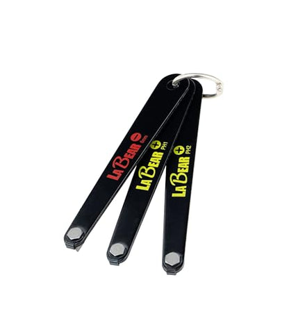 LABEAR 3-Piece Ultra Low Profile Offset Screwdriver Set, PH1 PH2 SL6 | 90° Slim Plate Design, S2 Steel Ends, Key Ring Carabiner, Close-Quarter Access, Electronics & Appliance Repair - size: PH & SL