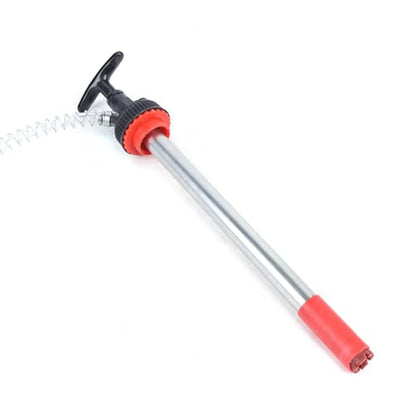 Manual Push Oil Pump Transfer Pump, 5 Gallon Bucket Pump with 47" Long X 5/8”Diameter Clear Vinyl Hose