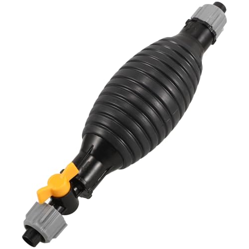 PRETYZOOM Manual Gasoline Transfer Pump with Siphon Hose, Hand Fuel Siphon Kit for Car Liquid Transfer, Portable Gasoline Sucker Pump Suitable for Automotive Fuel and Water Extraction