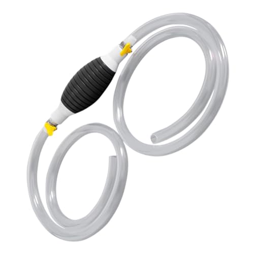 Zerodeko Portable Gas Siphon Pump Kit with Hose Manual Fuel Transfer Tool for Oil Water More Multi Functional Automotive Pump for Easy Extraction