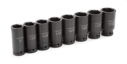 TEKTON 3/4 Inch Drive Impact Socket Set, 8-Piece | 4891 - size: 8-Piece (1 - 1-1/2 in.)