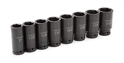 TEKTON 3/4 Inch Drive Impact Socket Set, 8-Piece | 4891 - size: 8-Piece (1 - 1-1/2 in.)