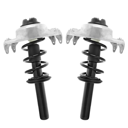 Detroit Axle - 2 Front Struts for for 09-16 Audi A4 Quattro, 08-16 A5, 08-17 A5 Quattro, Struts with Coil Spring 2008 2009 2010 2011 2012 2013 2014 2015 2016 2017 Replacement Suspension - size: 11098_11099/Pair