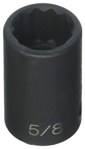 Grey Pneumatic (2120R) 1/2" Drive x 5/8" Standard 12-Point Socket - style: 5/8" Standard - 12 Point