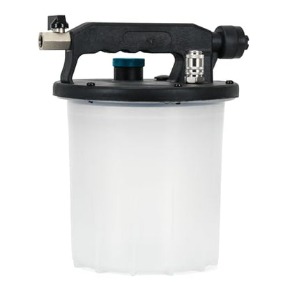 3L Brake Bleeder Vacuum Pump Kit with 1L Refilling Bottle and 18pcs adapters,One Person Pneumatic Brake Fluid Bleeder Kit Suitable for Most Brake Mast Cylinder - size: 3L+adapters