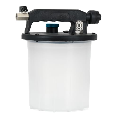 3L Brake Bleeder Vacuum Pump Kit with 1L Refilling Bottle and 18pcs adapters,One Person Pneumatic Brake Fluid Bleeder Kit Suitable for Most Brake Mast Cylinder - size: 3L+adapters