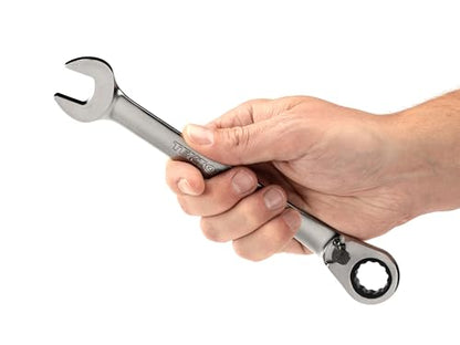 TEKTON 18 mm Reversible 12-Point Ratcheting Combination Wrench | WRC23418 - size: 18 mm, style: Metric