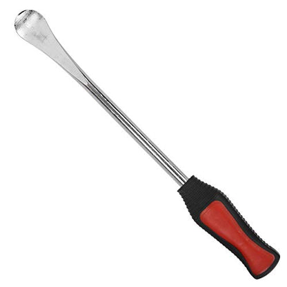 Bewinner Stainless Steel Tire Spoon Lever Set, Motorcycle Bike Tire Change Kit Repair Tool with ChromePlated Hardened Steel, 11in Spoons Handles Valve Spools Screwdriver, Protector