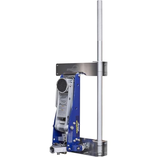 Wall Mount Aluminum Floor Jack Holder & Vertical Jack Stand Storage Rack, 2-Piece Garage Organizer for 1.5-3 Ton Floor Jacks and 2-12 Ton Jack Stands, Aluminum Construction