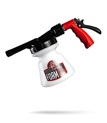 Adam's Foam Gun Car Wash Foam Sprayer - Connects to Garden Hose for Car Washing, No Pressure Washer Required, Use Snow Foam Blaster with Car Soap, Shampoo or Detergent - style: Standard Foam Gun