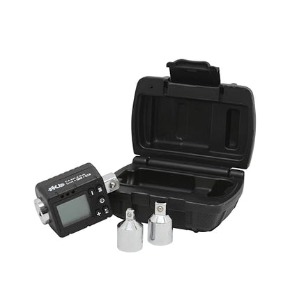 HB 3-Piece Digital Torque Adapter Set AAM002-U, 1/2" Drive 7.4–147.6 Ft-lb (10–200Nm), ±2% Accuracy, Peak/Trace Modes, 5 Units, Memory, LED & Buzzer Alerts, Chrome Vanadium Steel, Made in Taiwan - size: Digital Torque Adapter Set
