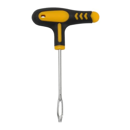 Car Tire Repair Tool Set with Rubber Strips Tubeless Tyre Puncture Studding Plug Kit Fits for Truck Motorcycle