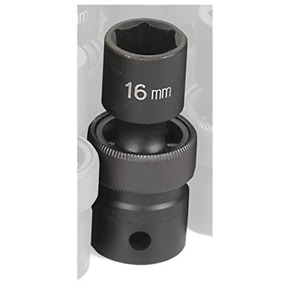 Grey Pneumatic 2016UM Socket - style: 16mm Standard Universal