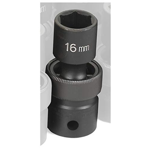 Grey Pneumatic 2016UM Socket - style: 16mm Standard Universal