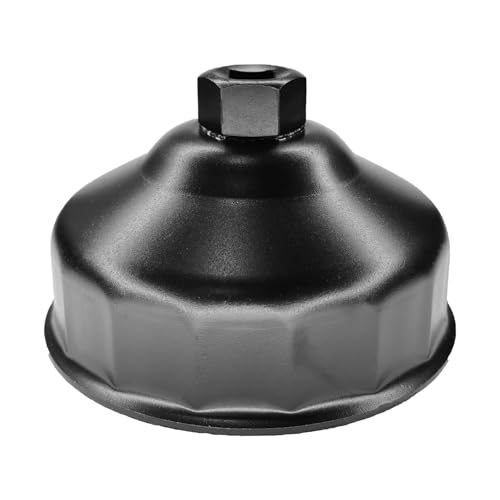 Oil Filter Removal Tool for BMW Oil Filter Wrench 86mm 16 Flutes Oil Filter Plug Tool Socket Set Compatible with BMW and Volvo 86.4mm Cartridge Style Filter Housing Caps to Change Oil