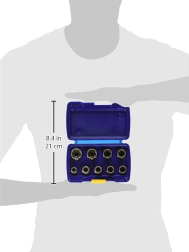 IRWIN Bolt Extractor Set, Metric, 9-Piece (54019)