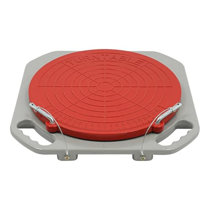 2-Piece Wheel Alignment Turn Plates, 360° Rotating Alignment Tool 3-Ton Capacity Per Plate with 0-50° Scale, Heavy Duty Alignment Plates for Toe Camber Adjustment, Professional & DIY Use