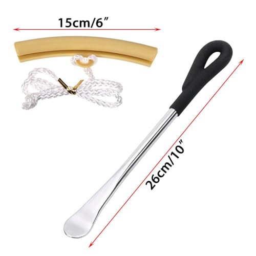Sumnacon Tire Levers Spoon Set, Durable Heavy Duty Motorcycle Bike Car Tire Irons Tool Kit with Hanging Hole,3 Pcs Tire Changing Spoon + 2 Pcs Rim Protector